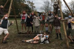Groepsfoto-givers