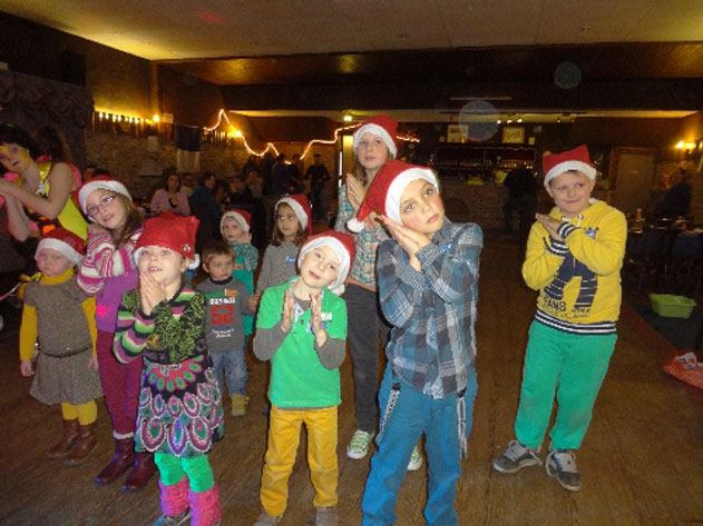 kindekerstfeest oude gans