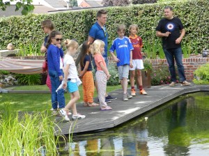 De particuliere tuinen en vijvers kregen veel bezoekers