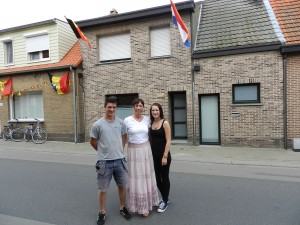 Wendy midden van Niels en Eveline