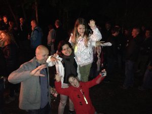 Vorig jaar was er heel wat volk op het Halloweengebeuren