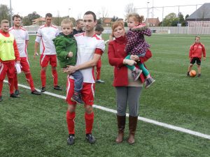 Jan Cornelissens met vrouw en kinderen