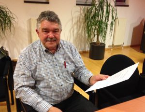 Karel Hendrickx die Marc Maes opvolgt als voorzitter van de districtsraad Berendrecht-Zandvliet-Lillo 
