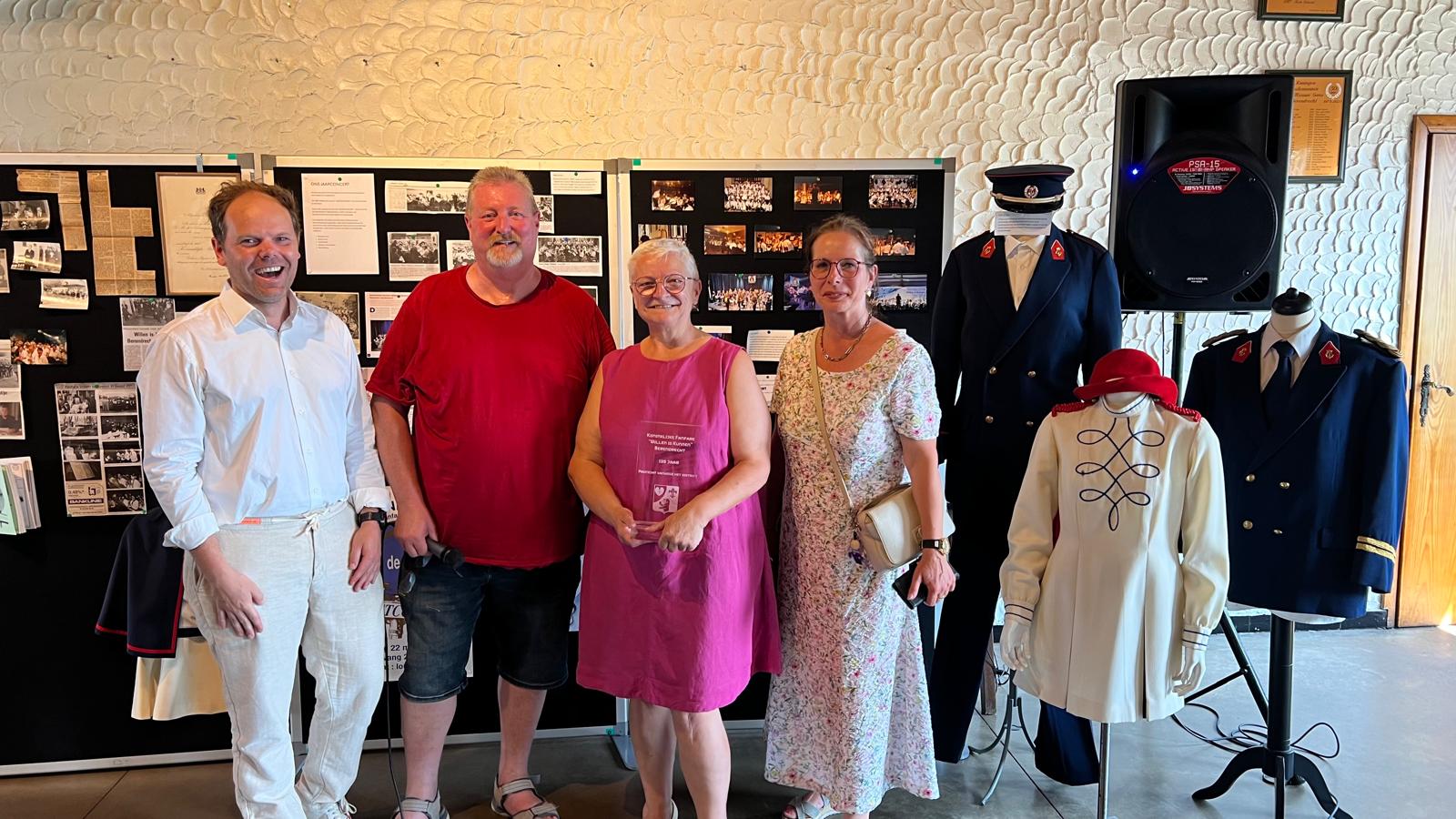 Koninklijke Fanfare ‘Willen is Kunnen’ viert 125-jarig bestaan met tentoonstelling en receptie