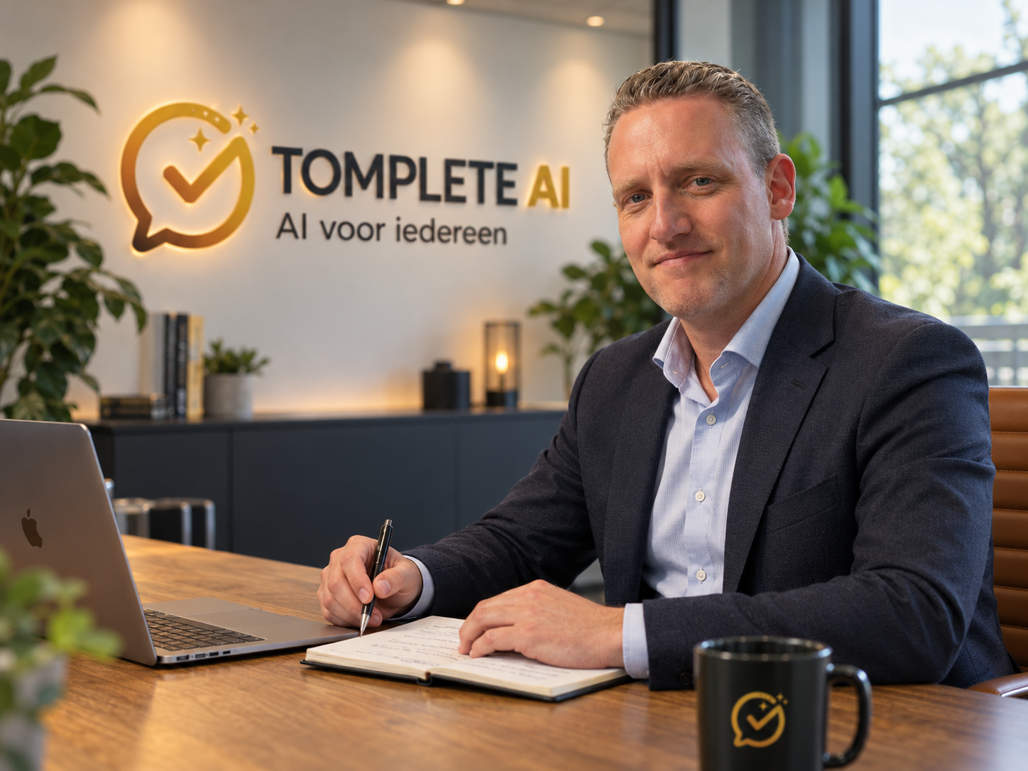 EXCLUSIEF -Tom Breugelmans leert alles over artificiële intelligentie aan ondernemers en 65-plussers
